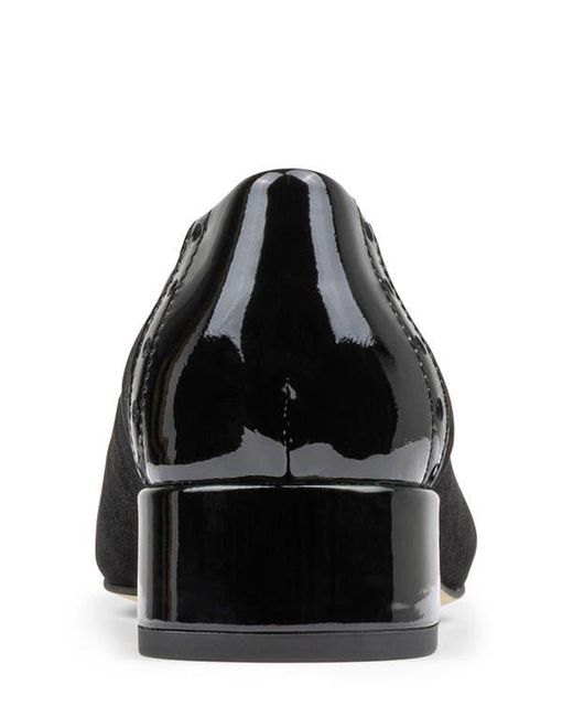 Donald J Pliner Black Cap Toe Pump