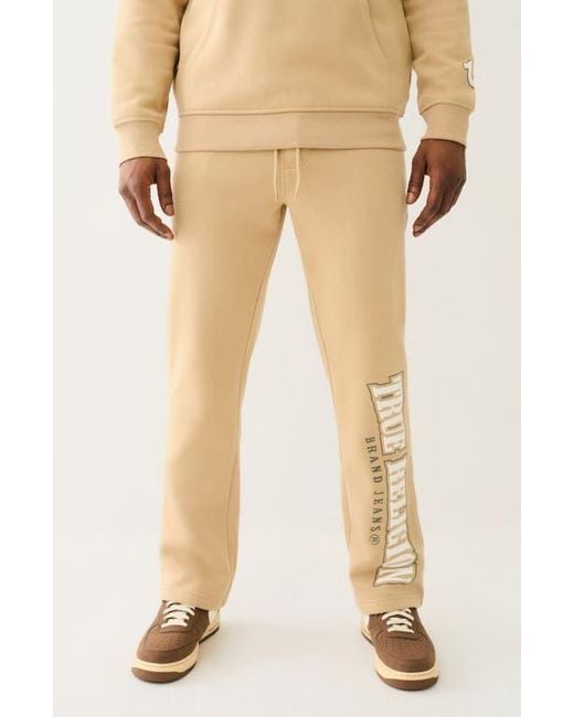 True Religion Natural Arch Straight Leg Sweatpants for men