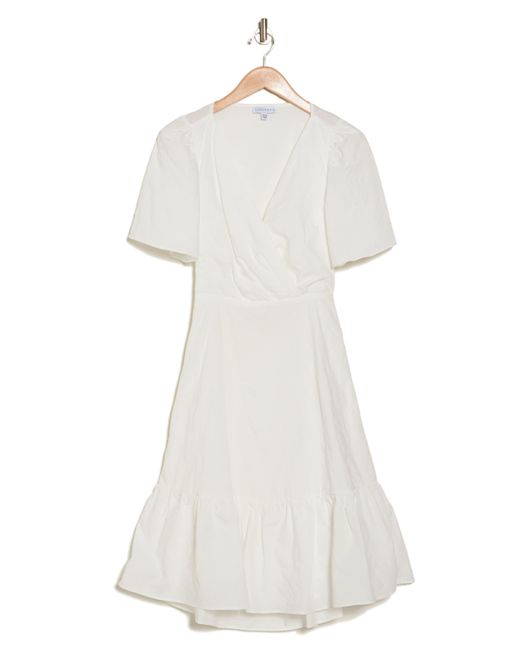 Lucy Paris White Mona Cutout Cotton Dress