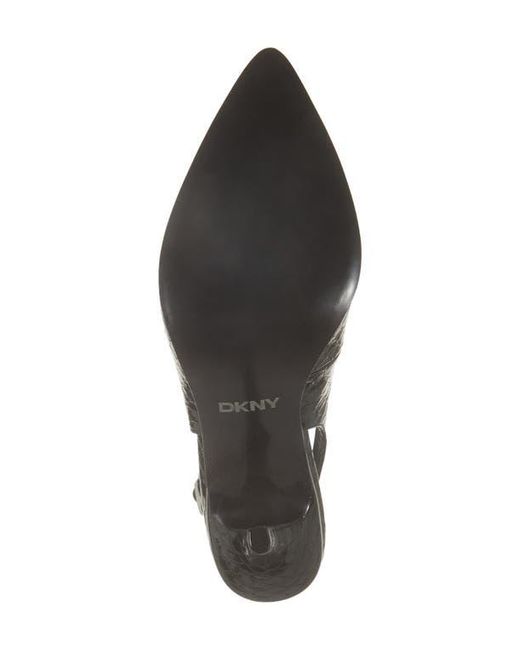 DKNY Black Preston Pointed Toe Slingback Pump