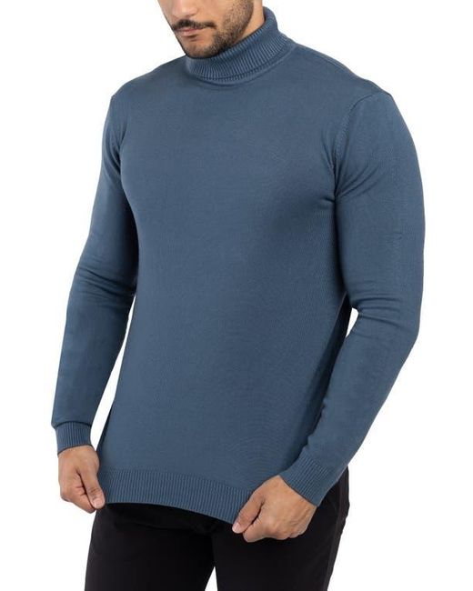 Xray Jeans Blue Turtleneck Pullover Sweater for men