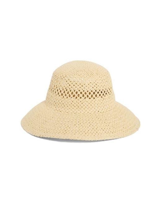 BCBGeneration Natural Straw Bucket Hat