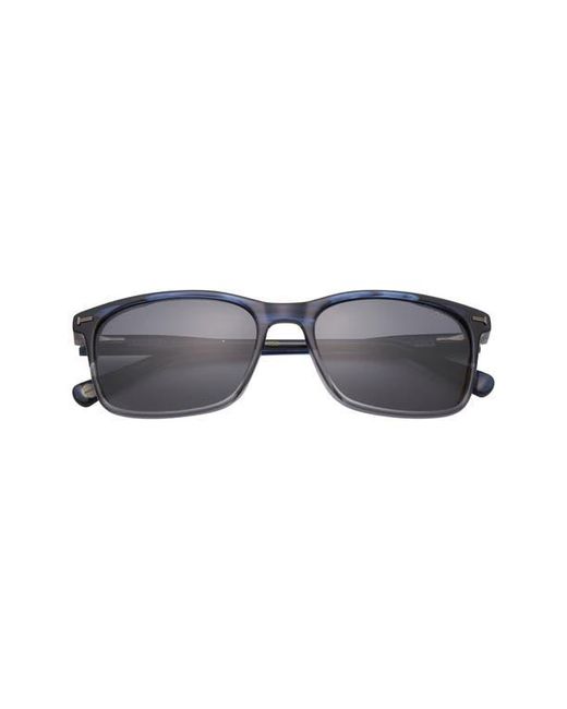 Ted Baker Gray 56Mm Polarized Rectangular Sunglasses for men