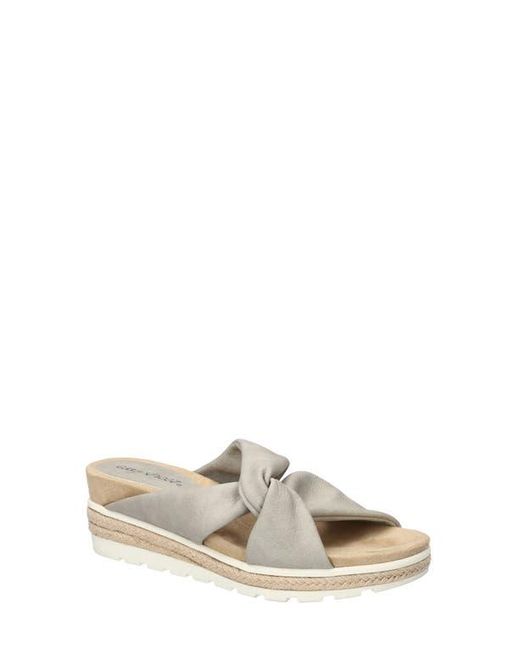 Easy Street Gray Ja Knotted Slide Sandal