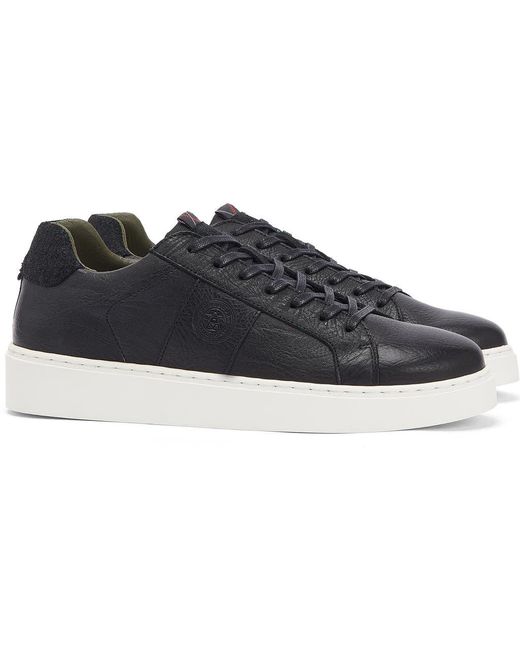 Barbour Black Ponting Sneaker for men
