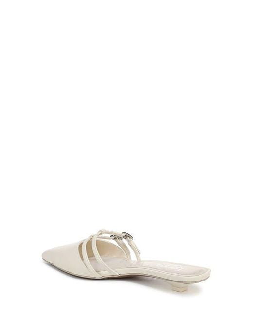 Franco Sarto White Pia Pointed Toe Mule
