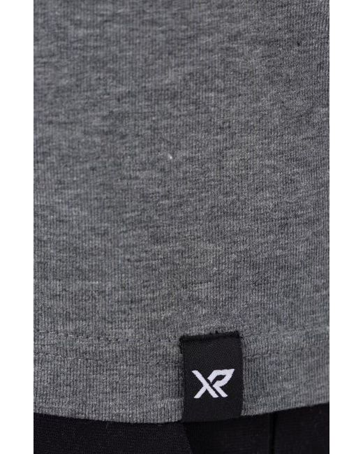 Xray Jeans Gray V-Neck Long Sleeve T-Shirt for men