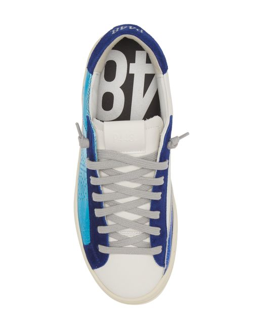 P448 Blue John Low Top Sneaker
