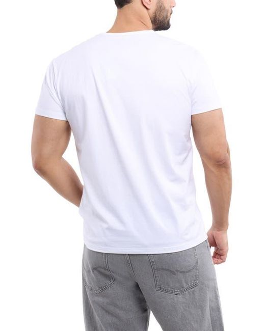 Xray Jeans White Flex Crewneck T-Shirt for men