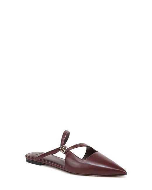 Vince Brown Gilia Strappy Pointed Toe Flat Mule