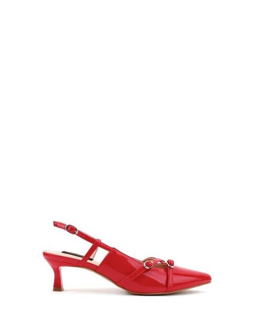 Rachel Roy Red Chase Slingback Pump