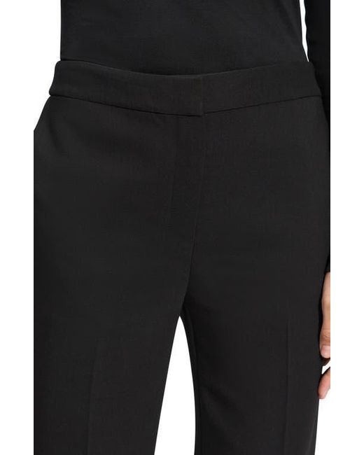 Theory Black Solid Wool Dress Pants