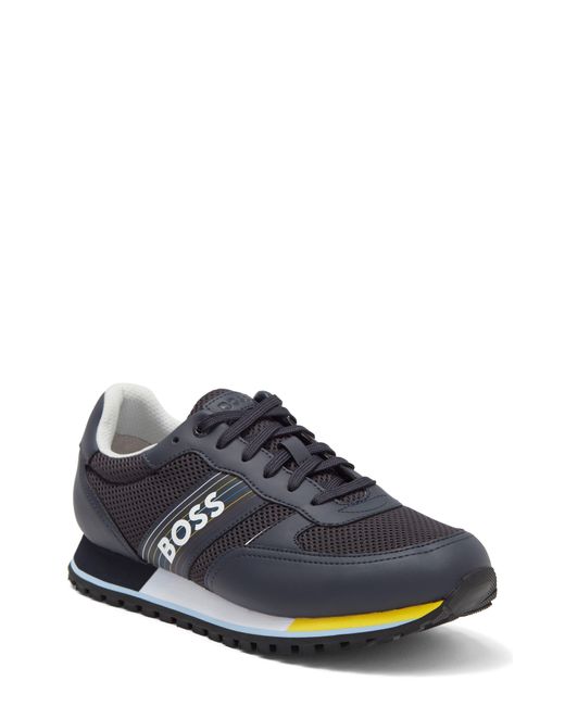 BOSS by HUGO BOSS Parkour Runn Athletic Sneaker in Blue for Men Lyst