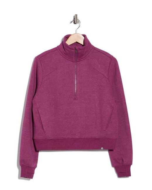 Marika Purple Onyx Half Zip Pullover