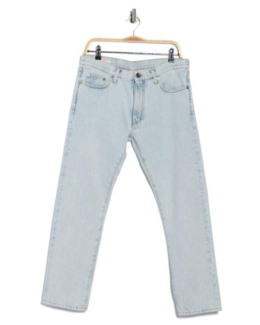 Off-White c/o Virgil Abloh Blue Diagonal Tab Arrow Slim Fit Jeans for men