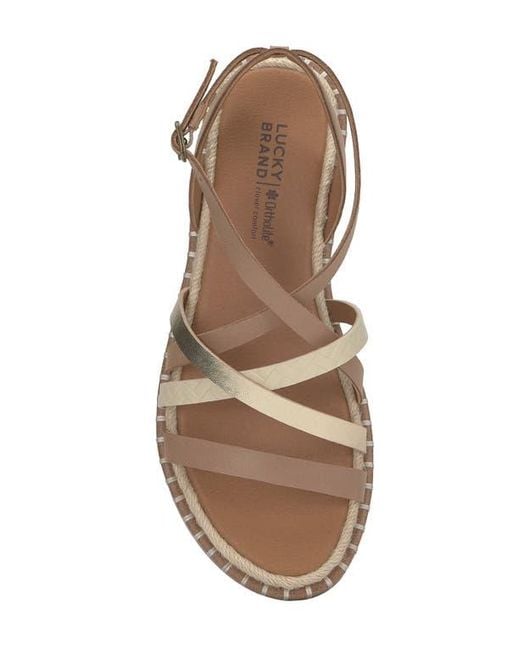 Lucky Brand Brown Kielly Sandal