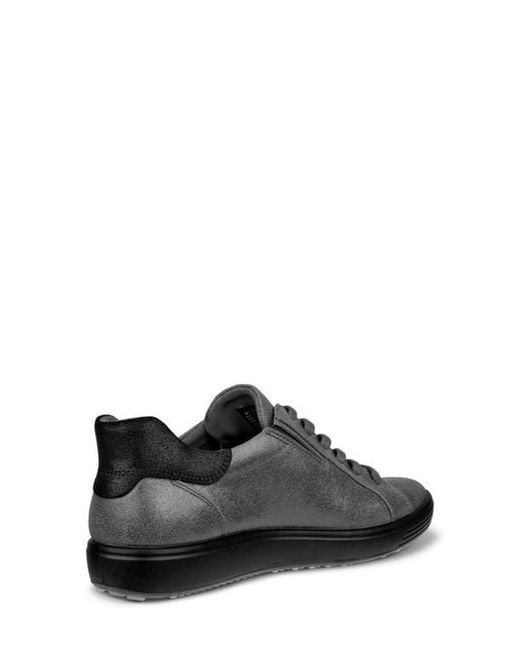 Ecco Black Soft 7 Sneaker
