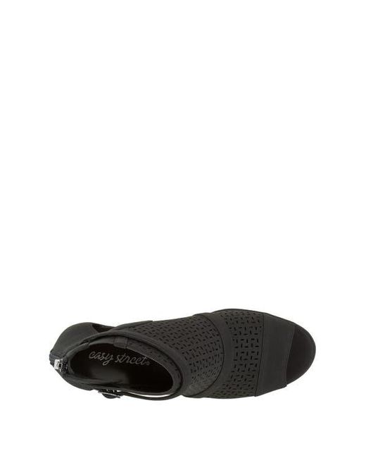 Easy Street Black Carrigan Cutout Bootie