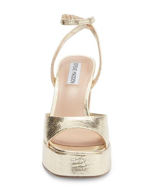 Steve Madden Natural Kymmee Platform Pump