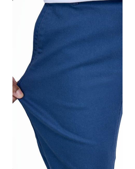 Xray Jeans Blue Stretch Cotton Polyester Commuter Chino Pants for men