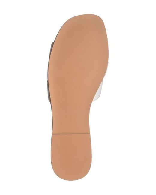 Nordstrom Rack White Bree Slide Sandal