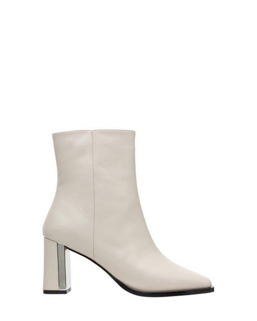 Linea Paolo White Valentin Bootie