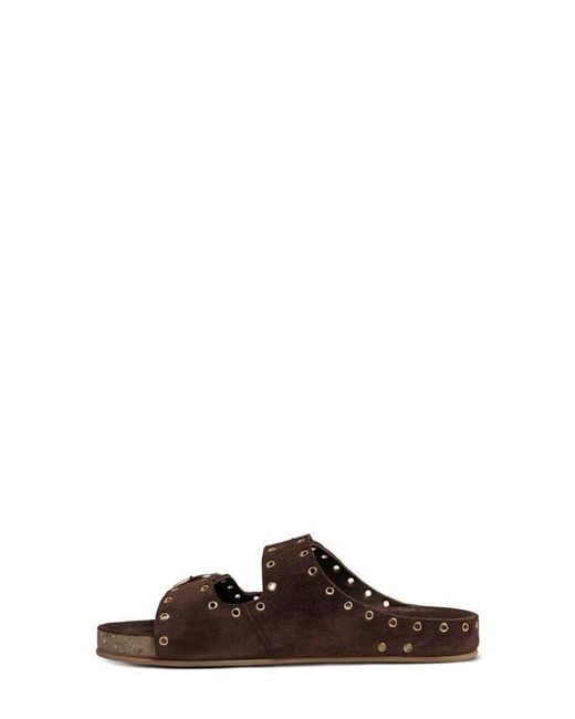 Beek Brown Cedar Two-Strap Sandal