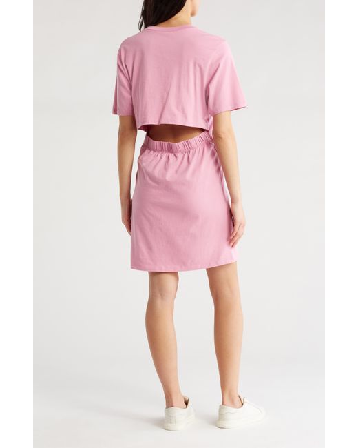 Melrose and Market Pink T-shirt Dress