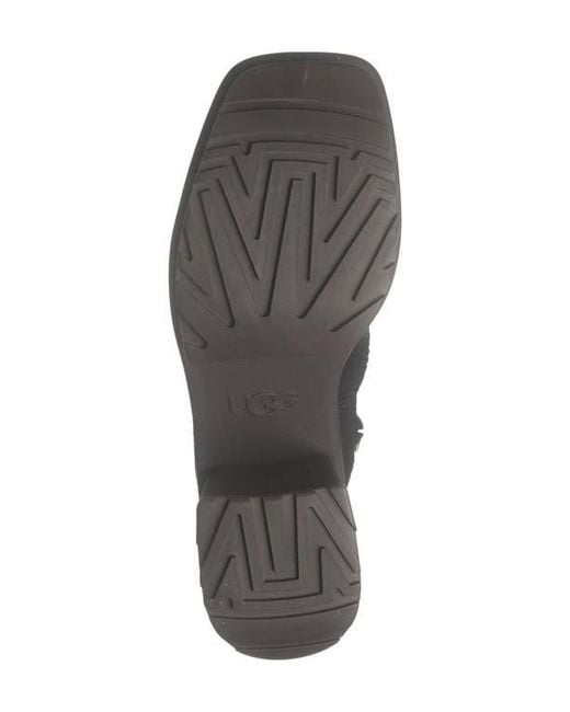 Ugg Black New Heights Platform Sandal