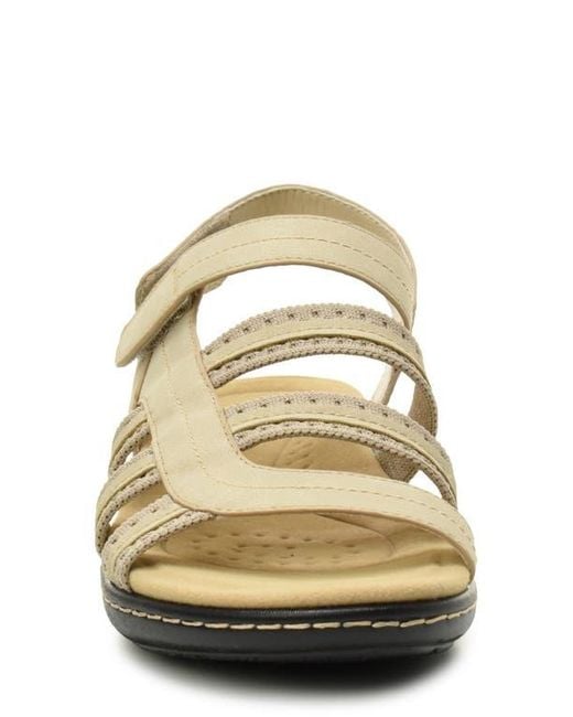 Taryn Rose Metallic Slingback Sandal