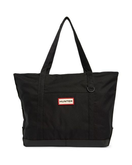 Hunter Black Campus Tote