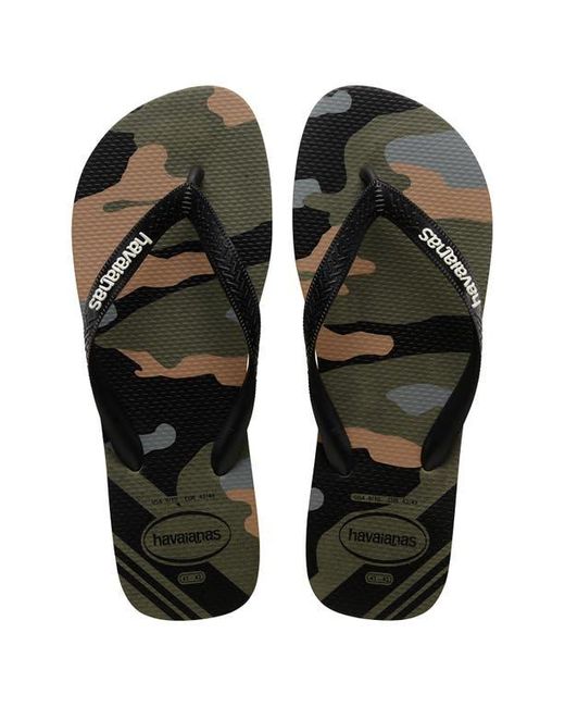 Havaianas Black Top Camo Flip Flop for men