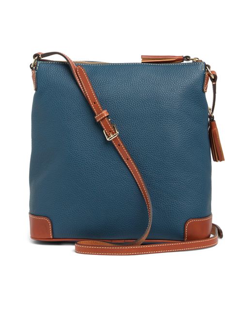 Dooney & Bourke Blue Tassel Crossbody Bag