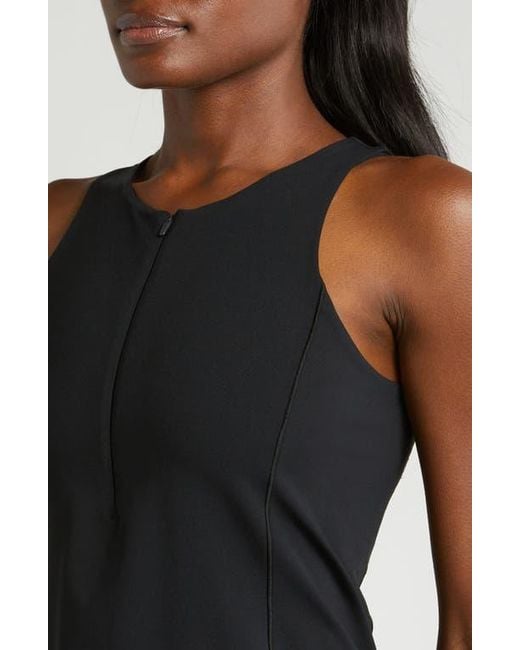 Spanx Black Spanxshape Get Moving Zip Front Dress