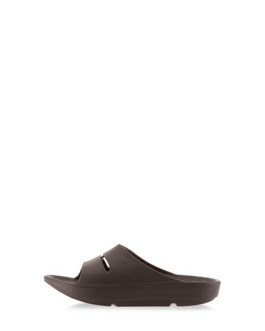 FLOOPI Black Sophie Comfort Slide Sandal