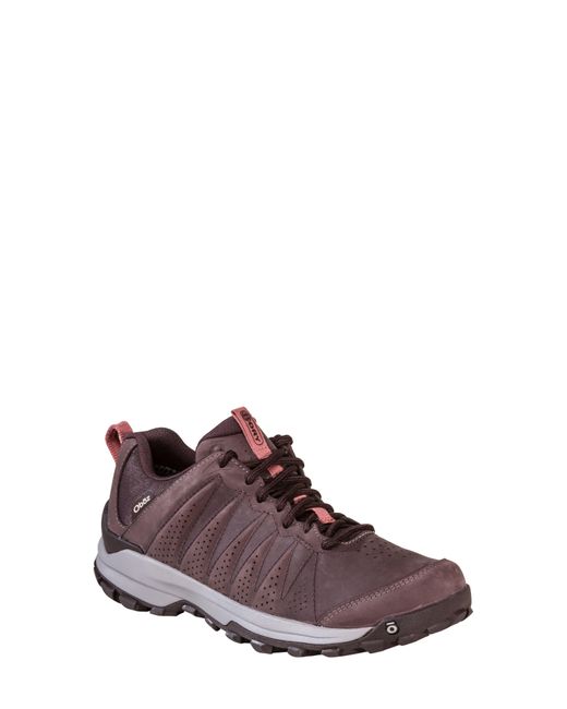 Oboz Purple Sypes Low B-dry Hiking Sneaker