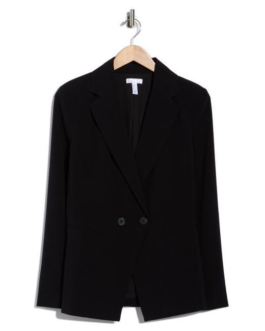 Leith Black Tailored Double Breasted Blazer