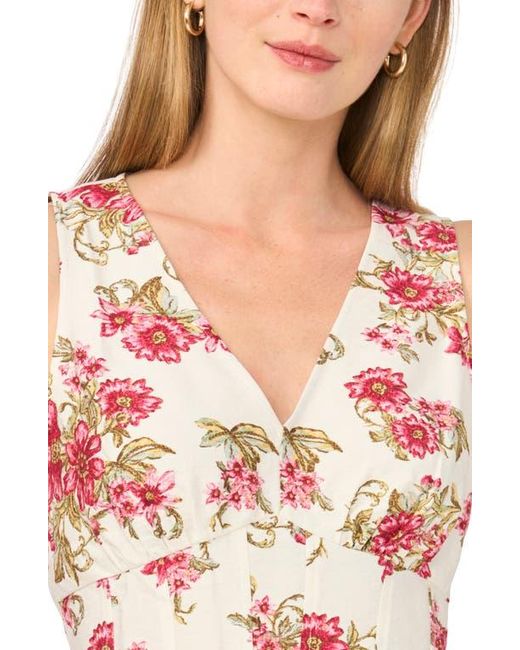 Halogen® Pink Babydoll Peplum Shell