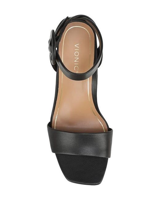 Vionic Black Zinfandel Sandal