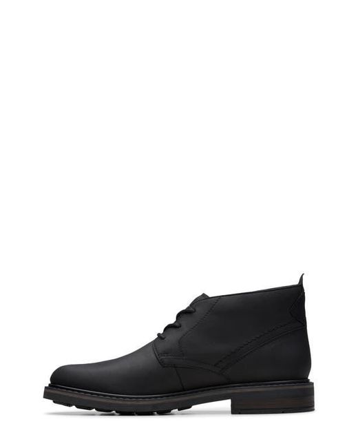 Clarks Black Newford Chukka Boot for men