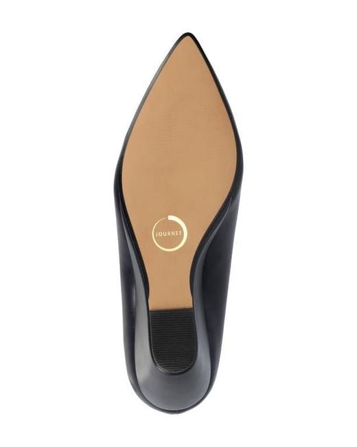 Journee Collection Blue Danika Pointed Toe Pump
