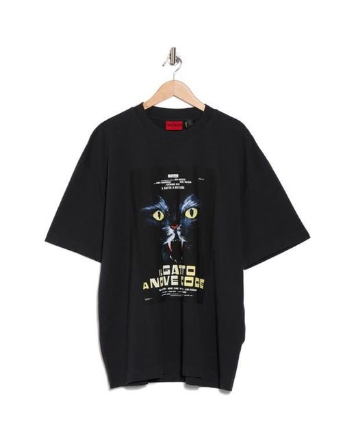 Hugo Dargex Tシャツ HUGO Dargex Film Artwork T Shirt Black | Mainline Menswear