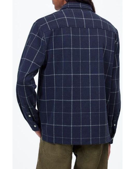 Madewell Blue Devoe Button-Up Shirt for men