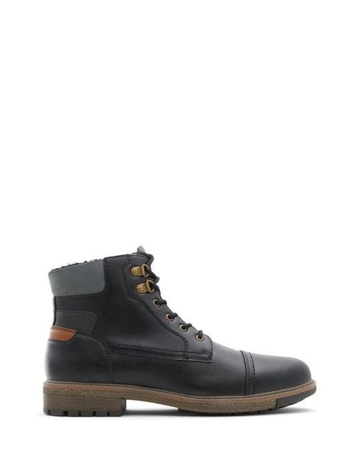 ALDO Black Landon Side Zip Boot for men