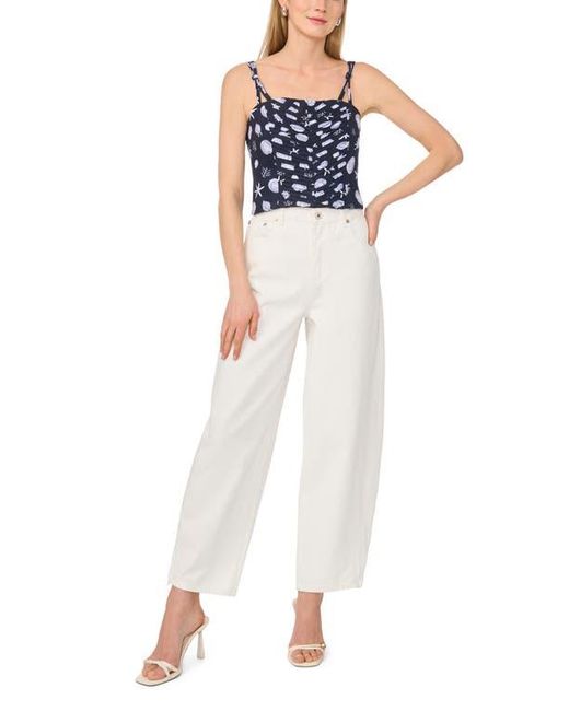 1.STATE Blue Pintuck Cami