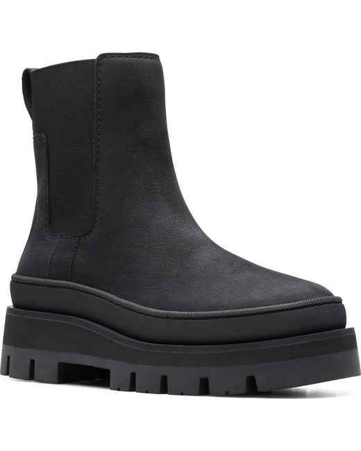 Clarks Black Orianna 2 Top Bootie