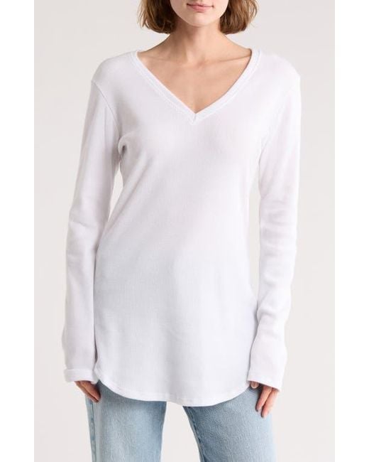 Go Couture Blue Basic Stretch Modal T-Shirt