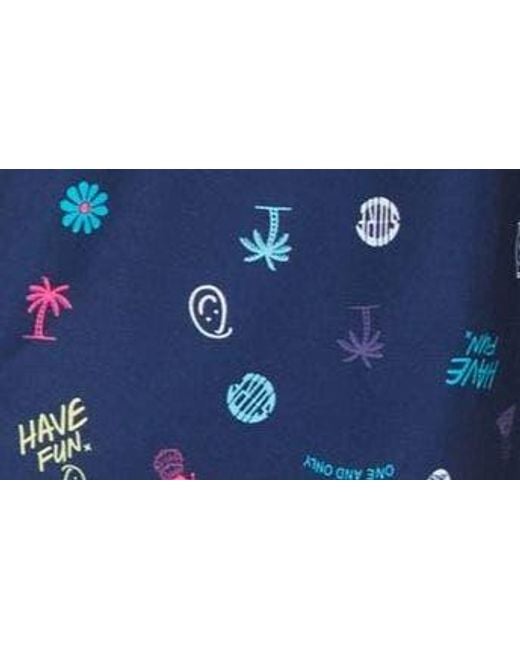 Hurley Blue Have Fun Volley Swim Trunks for men