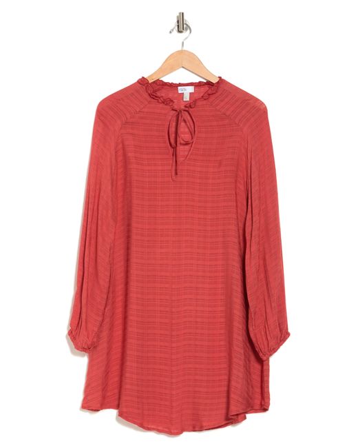 Nordstrom Red Long Sleeve Cover-up Dress