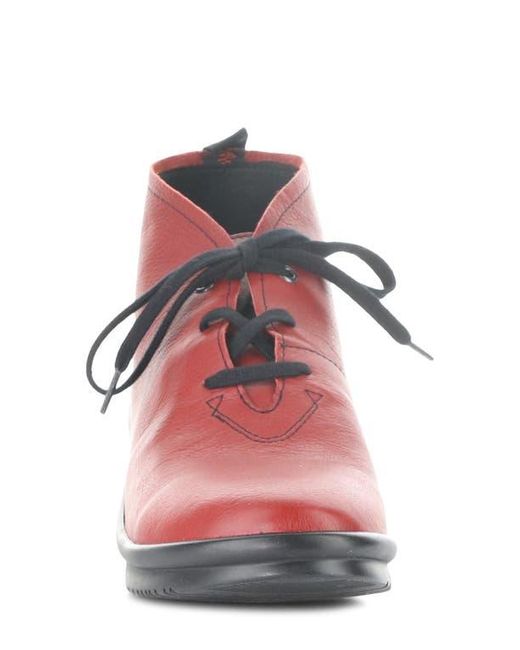 Softinos Red Wedge Bootie